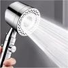 5 Spray ABS Portable Shower Head High Pressure Spa Filtered Shower Heads with Stop Button Universal Bathroom Nozzle