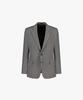 Liberclassy [24Fw] Lkw26406 Gray Semi-Overfit Single Two-Button Diagonal Dart Notched Lapel Set-Up Jacket