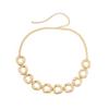 Jewelry Sexy Pleated Ring Chain Waist Chain, Simple Corrugated Ring Body Chain Bodychain