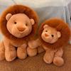 Peluche Leone Cartone Animato Carino, Bambola Realistica, Regalo di Compleanno per Bambini