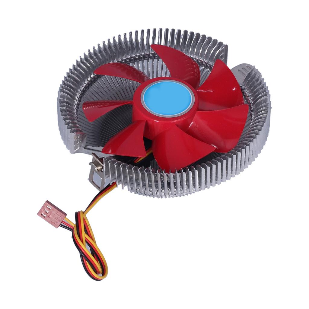 CPU Cooler Pure Aluminum Material Dispersed Conduction Silent Heat Dissipation Cooling Fan for Office Computer