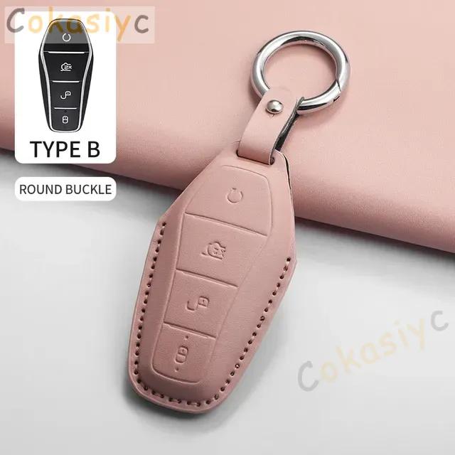Car Remote Key Case Cover Shell For BYD Song Plus Atto 3 Han EV Tang DM Qin Seal Dolphin Keyless Auto Key Fob Car Accessories