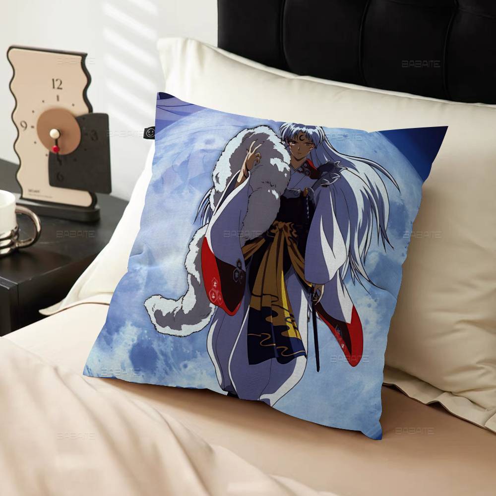 Inuyasha Anime Personalized Pillow Dust Cover Bedroom Kids Party Decoration Pillowcase Birthday Children Gift
