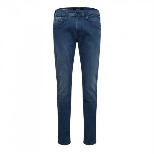 Replay Mens Anbass Cotton Blend Slim Jeans