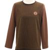 Shiz Madam Women S LeaTher DecoraTive Color Block T ShirT T57439