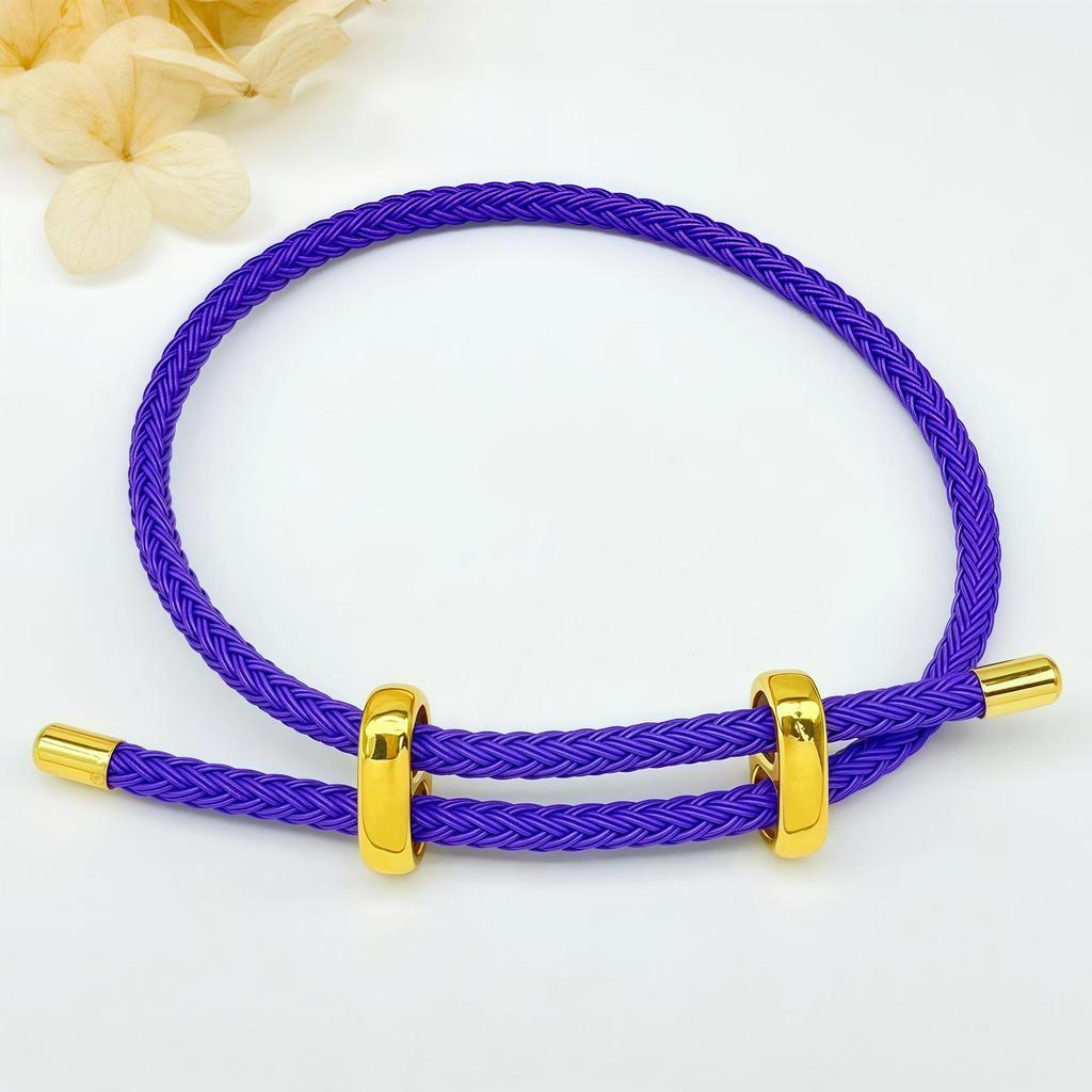 DIY Verstellbares Perlenarmband aus Stahldraht mit 8-Figur-Schnalle