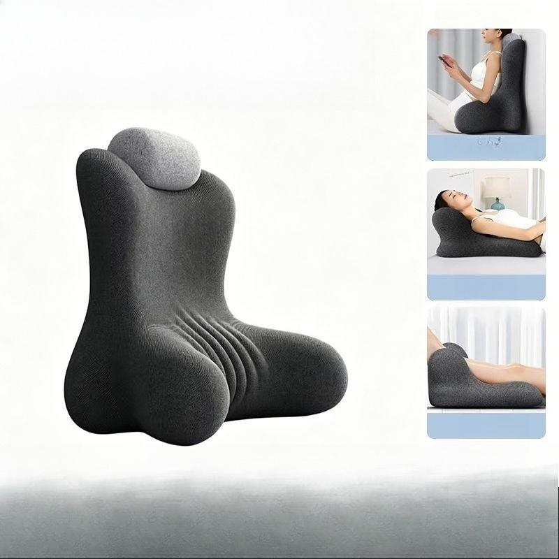 Großes Rückenlehnenkissen Sofa Taillenschutzkissen Multifunktionales Hochtailliertes Kissen Bettkopfteil Kissen Weiche Polsterung Bettkissen
