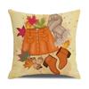 Home Autumn Pillow Cover New Pumpkin Truck Linen Cushion Cushion Cover