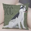 Office Living Room Home Pillowcase Dalmatian Schnauzer Pillowcase Car Ornaments
