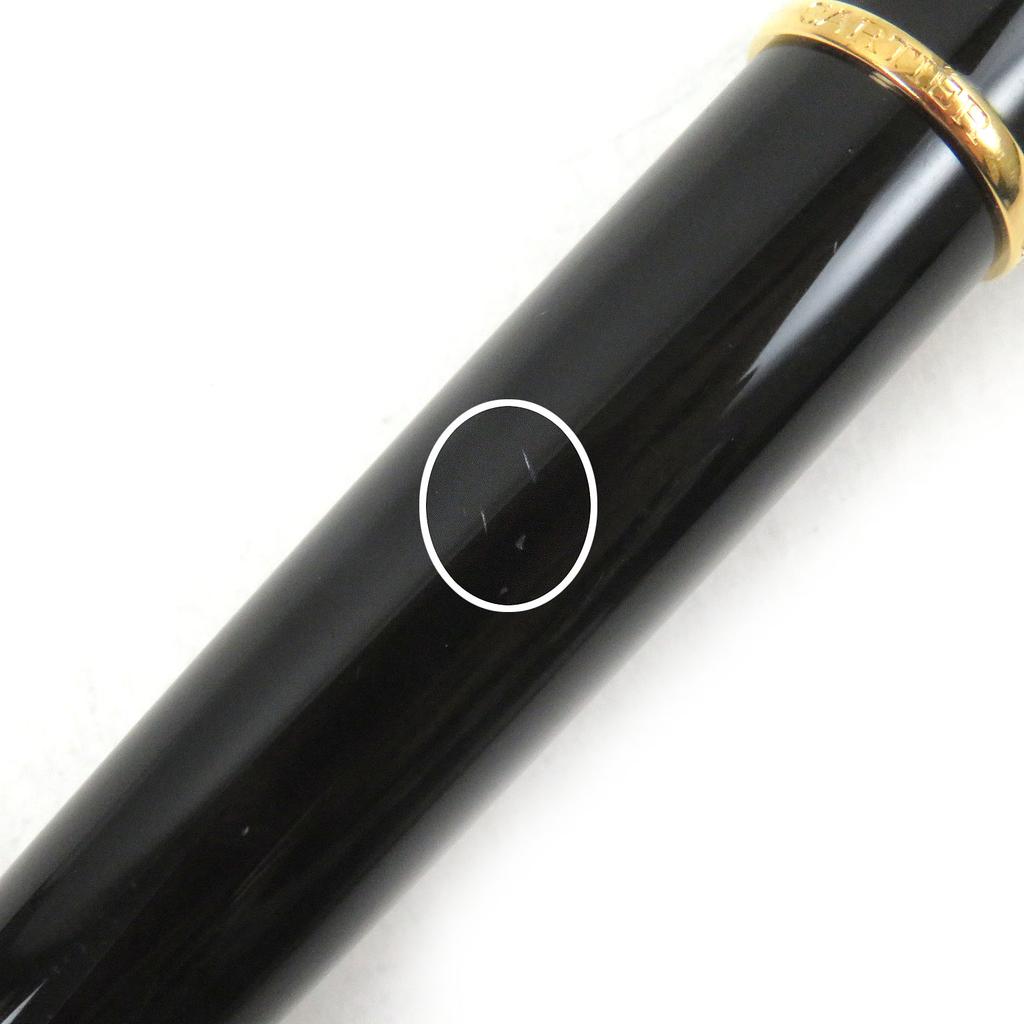 Very Good Cartier fountain pen Diaboro de Cartier Cap type Black gold Used