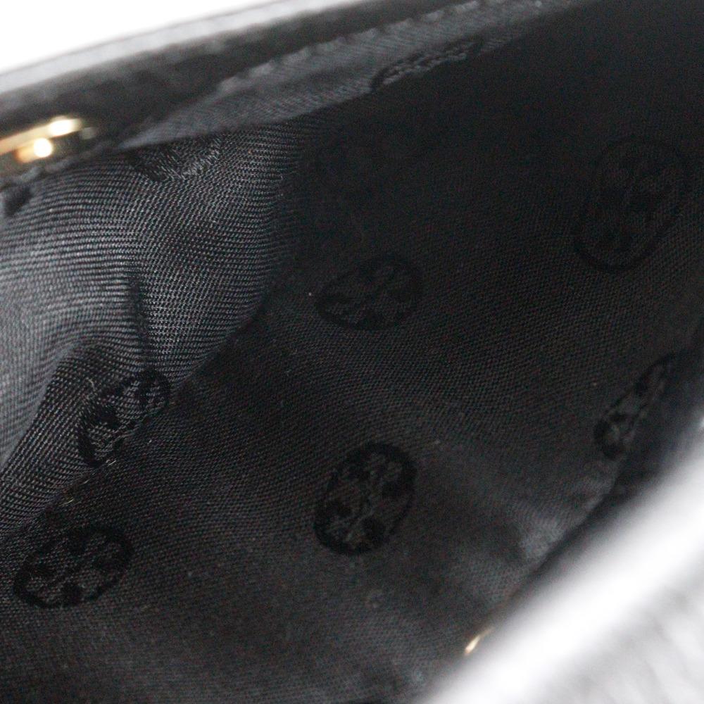 Tory Burch ChainShoulder Shoulder Bag Black Leather Women Used