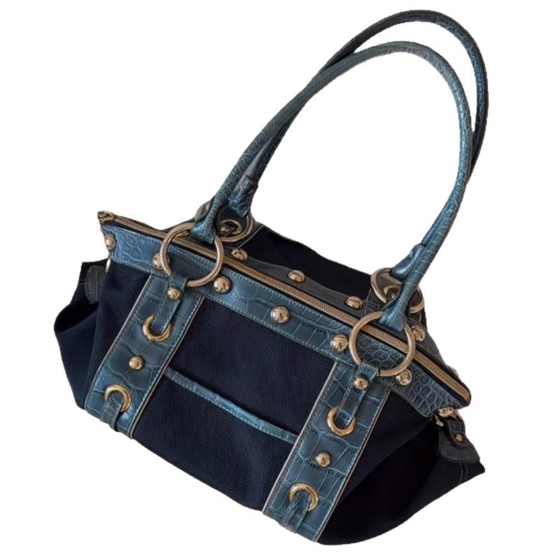Patchwork Designer Tas Dames Onderarm Messenger Tas Contrasterende Kleur Schoudertas Chique Grote Capaciteit Handtassen Casual Y2k Tassen