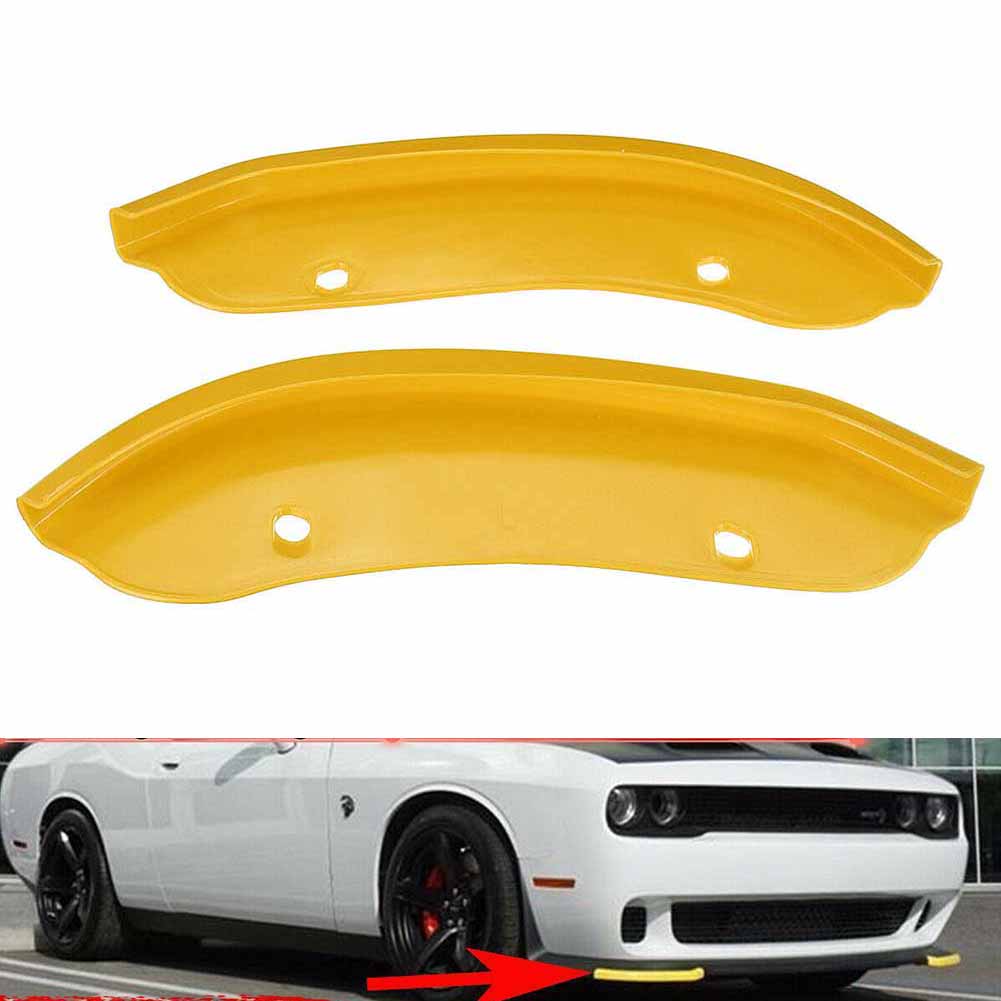 2vnt automobilio priekinio buferio lūpų skirstytuvo spoilerio apsauga, skirta Dodge Challenger SRT Hellcat Coupe 2DR 2015 2016 2017 m.