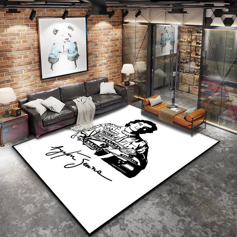 Ayrton Senna Carpet Rug for Living Room Bedroom Home Sofa Decoration,Kids play Nonslip Floor Mat