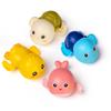 Bath Toys for Toddlers 4 Pack Battery Windup Floating Set with QuickDry Mesh Storage