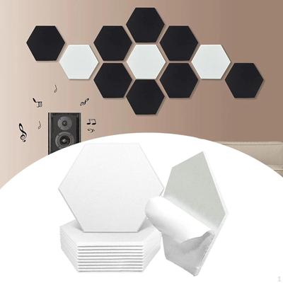 12 stück Akustische Panels Sound Absorbieren Fliesen Selbst Sticky Wand für
