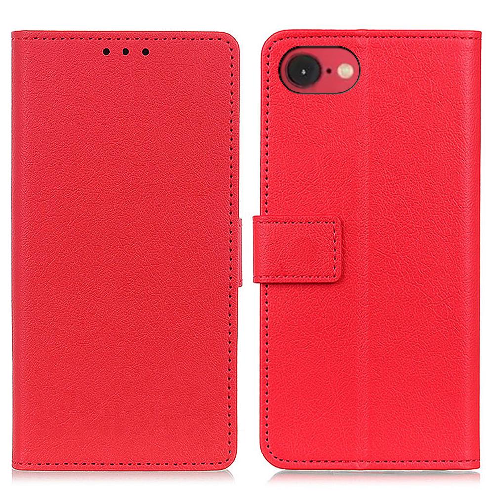 For iPhone 16e Case PU Leather Stand Wallet Phone Cover