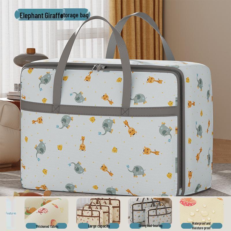 Kreskówkowa torba do przechowywania ręczna z włókniny - Duża pojemność, Odporna na kurz i wilgoć