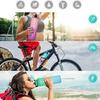 1000ML Large Capacity Sports Water Bottle with Time-Tracking Straw Leak Proof Locking Flip Cover for Outdoor Fitness