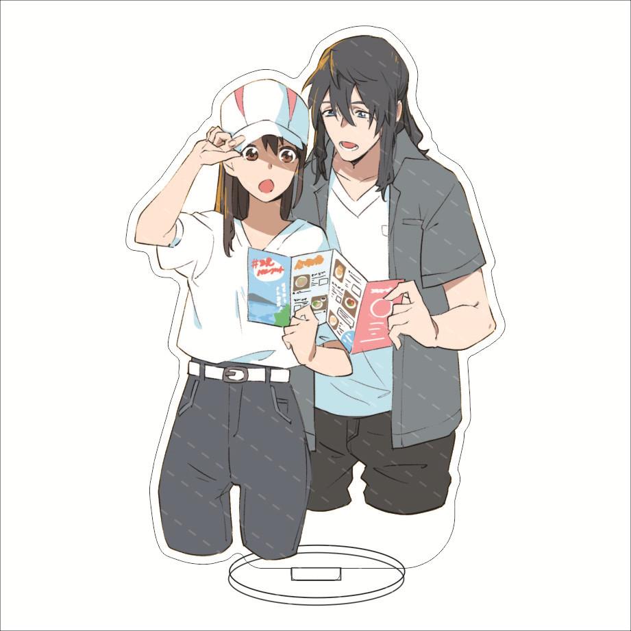 Anime Suzumeno Tojimari Suzume Movie Acrylic Stand Model Plate Decoration Desk Figure Display Girl Gift Artist Products Standee