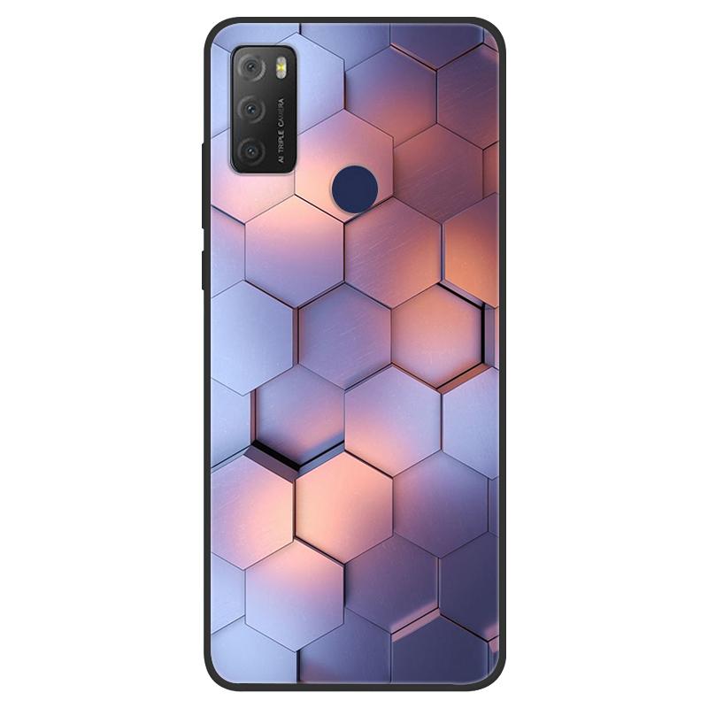 For TCL 20Y Case Girl Cat Flower Soft Silicone Back Wolf Shell for TCL 20E 6125F Fundas Phone Cover For TCL20Y 6156D 20 E Coque