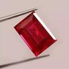 Beautiful Red Mozambique Ruby 10-12ctloose Baguette Cut Natural Loose Gemstone