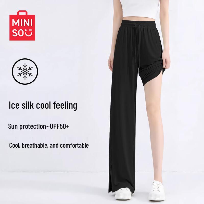MINISO Women s Sun Protection Quick-Dry Ice Silk Pants M