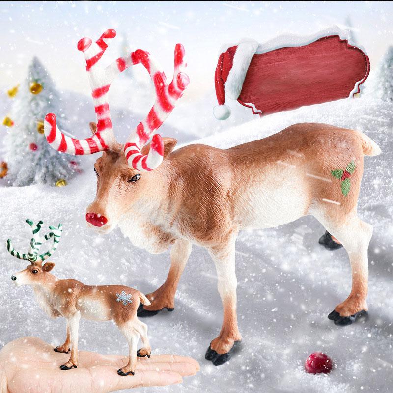 Weihnachtsschmuck, solide Simulation, Tiermodell, Weihnachten, Rentier, Elch, Weißwedelhirsch, Spielzeug