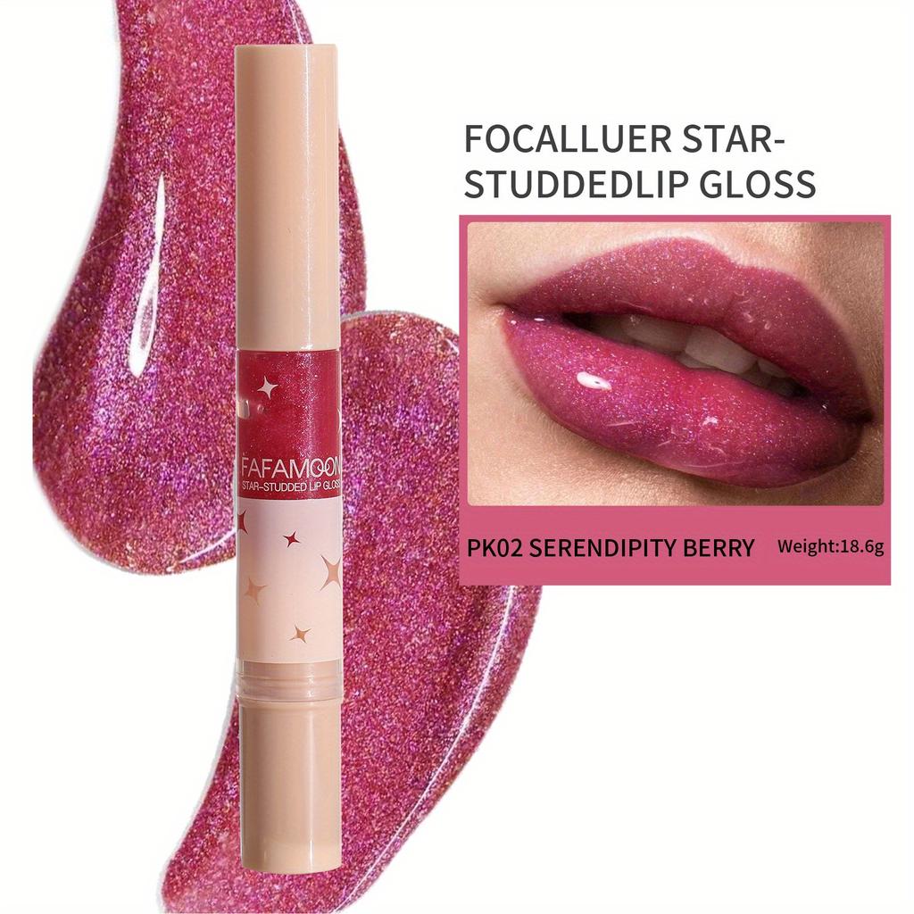 Swivel Pearlescent Lip Gloss Pencil Soft Brush Highly Pigmented Glitter Lip Nectar Doodle Lip Pearlescent Lip Glaze Lip Oil Lip Balm Lip Makeup