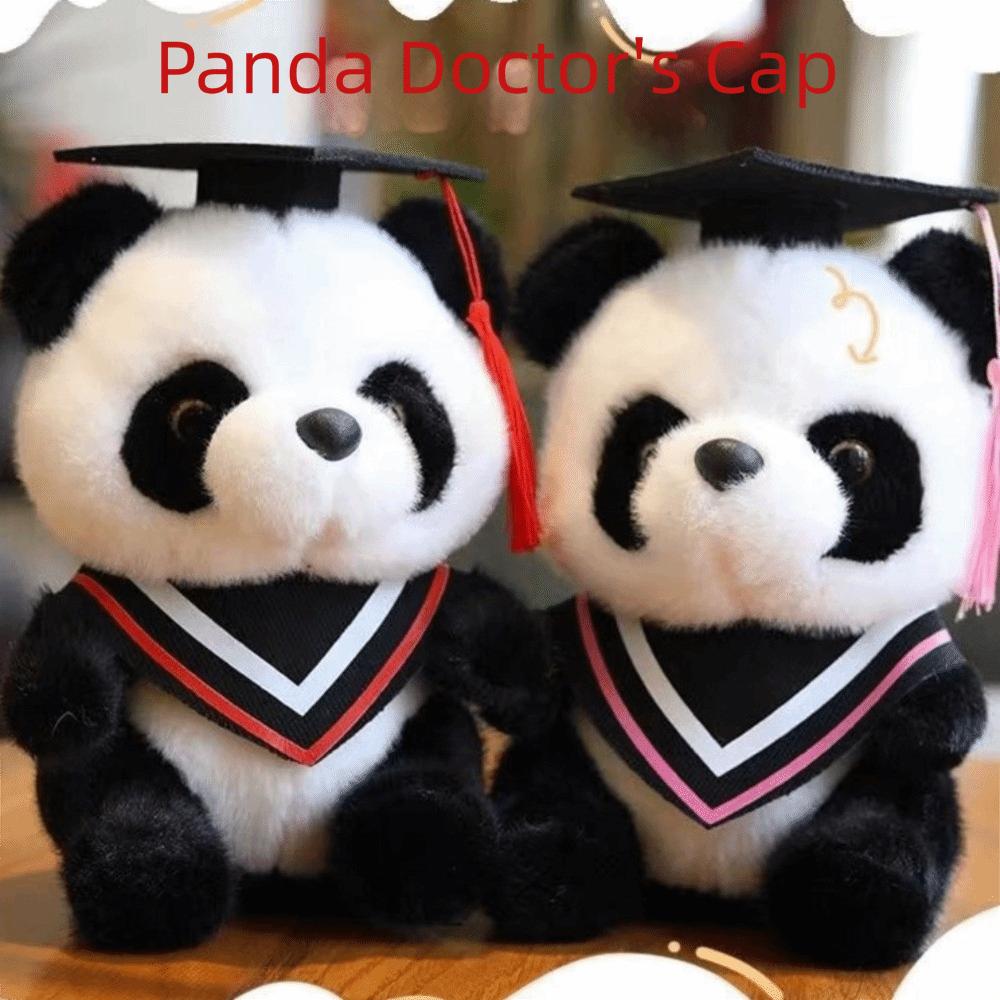 Stuffed Graduate Plush Dolls Panda Graduation Panda Plush Toy  Students Gift