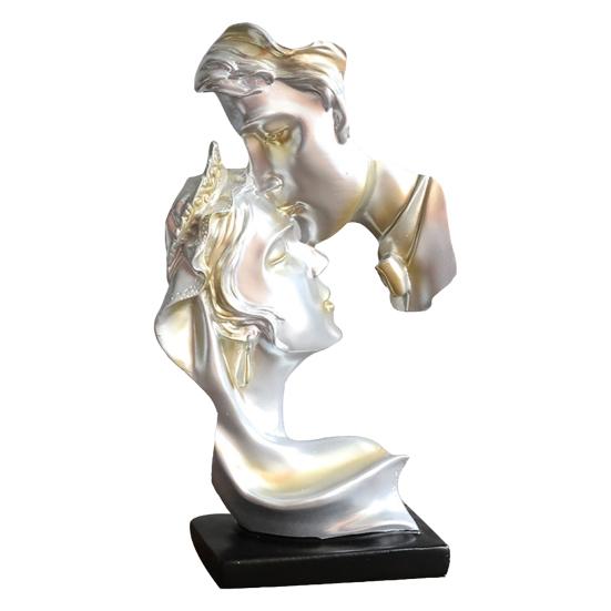 Couples Kiss Sculpture Abstract Couple Sculpture Art Decor Resin Minimalist шампанского