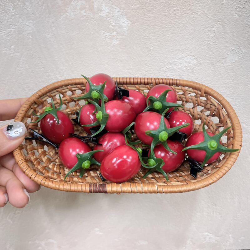 Cherry Tomato Hair Clip Fruit Vegetable Hairpin