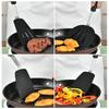 Frying Shovel Leaking Shovel Cooking Utensils Stainless Steel Silicone Kitchenware Fried Fish Steak Spatula Cooking Tool