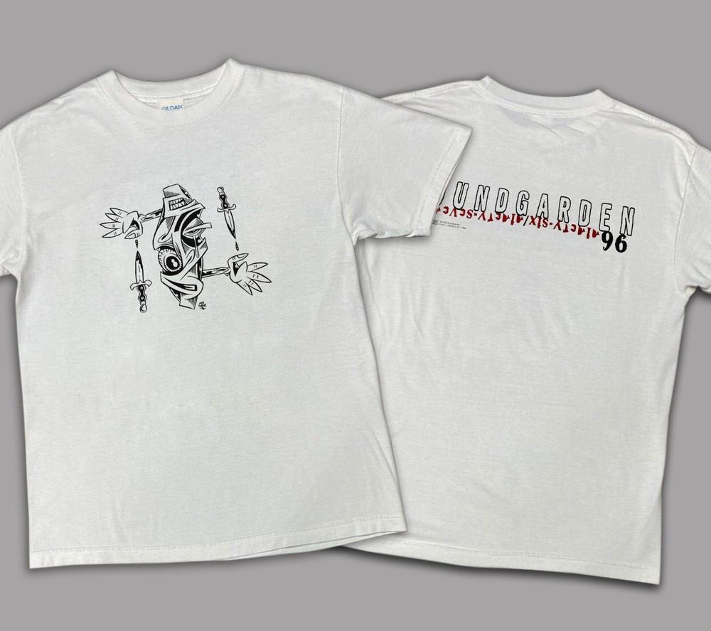 Vintage Soundgarden T Shirt Size S-2XL Grunge Rock Band Tour Punk Alan Forbes Unisex T-Shirt XXXL