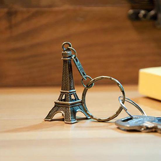 Beauty Metal Eiffel Tower Pendant Keychain Keyring Keyfob Key Ring Xmas Gift