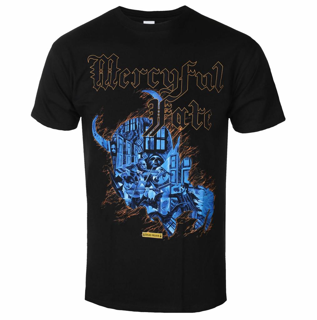 Mercyful Fate Bishop Rock Music Art Style Summer Casual TShirt Unisexs and Womens Luxury Brand Top New