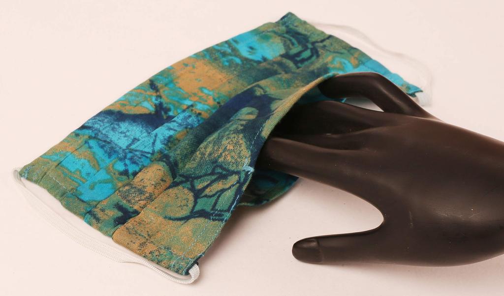 Touchstone anti pollution smog smoke cold cough protective cotton face mask fashion print filter pocket nose bridge double layer reusable machine