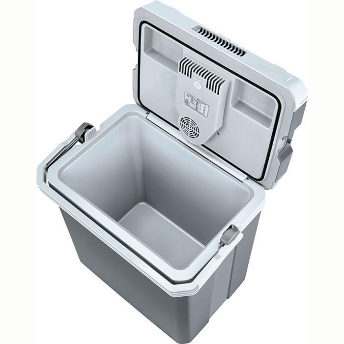 Glacière Électrique Portable 24 Litres, 12V / 220 - 240V Voiture Et Camping MPM MPM-28-CBM-08YA Gris 33741