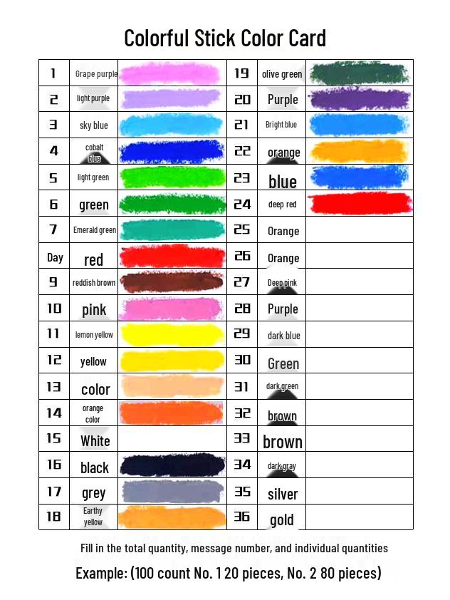 Water-Soluble Crayons: Single-Color Sticks in 12, 18, 24, or 36 Colors for Brush Oil Painting and Kindergarten Art.