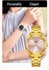 European Empress Dowager Roman Quartz Ladies' Wristwatch - Waterproof, Steel Band, Elegant Sun Pattern Design