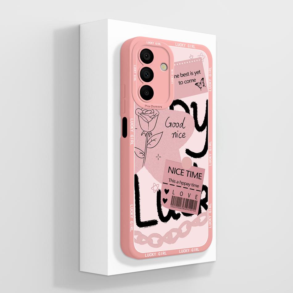 

For Samsung Galaxy A17 A07 Case Aesthetic Bear Full Coverage Bumper For Samsung A 17 Soft Liquid Silicone Phone Back Covers Galaxy A07 4G