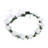 Schaumstoff Hochzeits Kopfschmuck Krone Blumen Stirnband Damen Kopfbedeckung LED Licht Girlande Kranz Dekoration