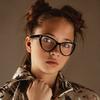 Cat's Eye Large Frame Decorative Glasses Frame Women's Computer Glasses