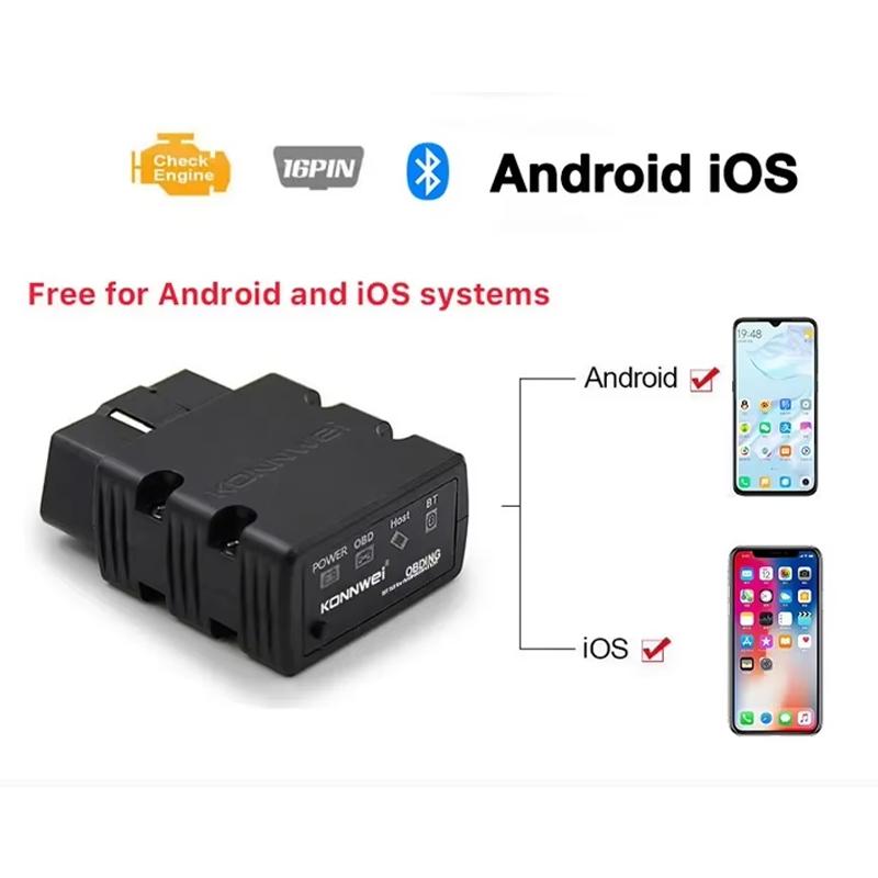 2026 KONNWEI KW902 ELM327 V1.5 Bluetooth 5.2 OBD2 Scanner Car Engine Diagnostic Code Reader for Android iOS Auto Scan Tool