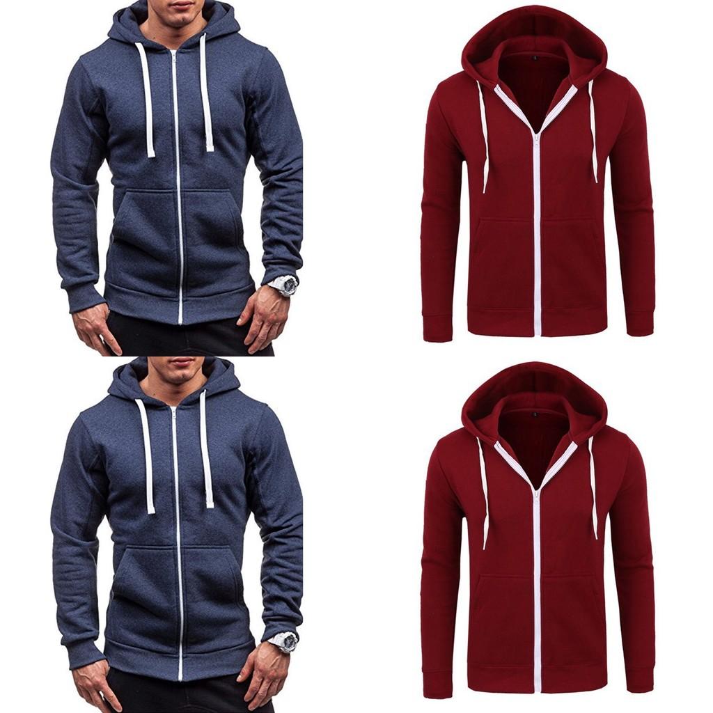 Men's Outwear Winter Hoodies Comfortable Warm Jumper Coat With Soft Material