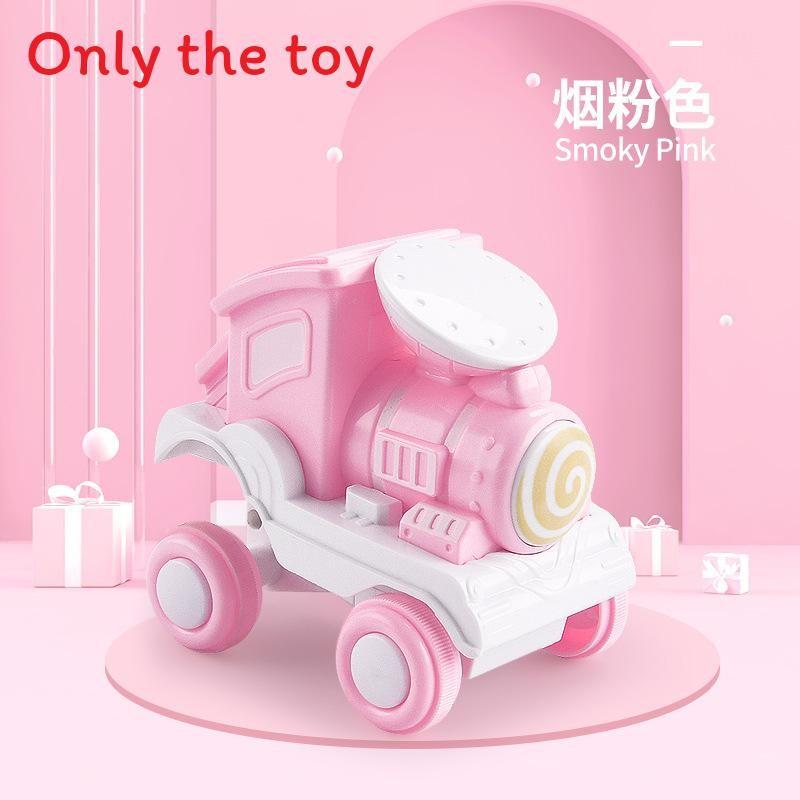 

Press Sliding Creative Rolling Train Toy For Kid Coordination Development рожевий