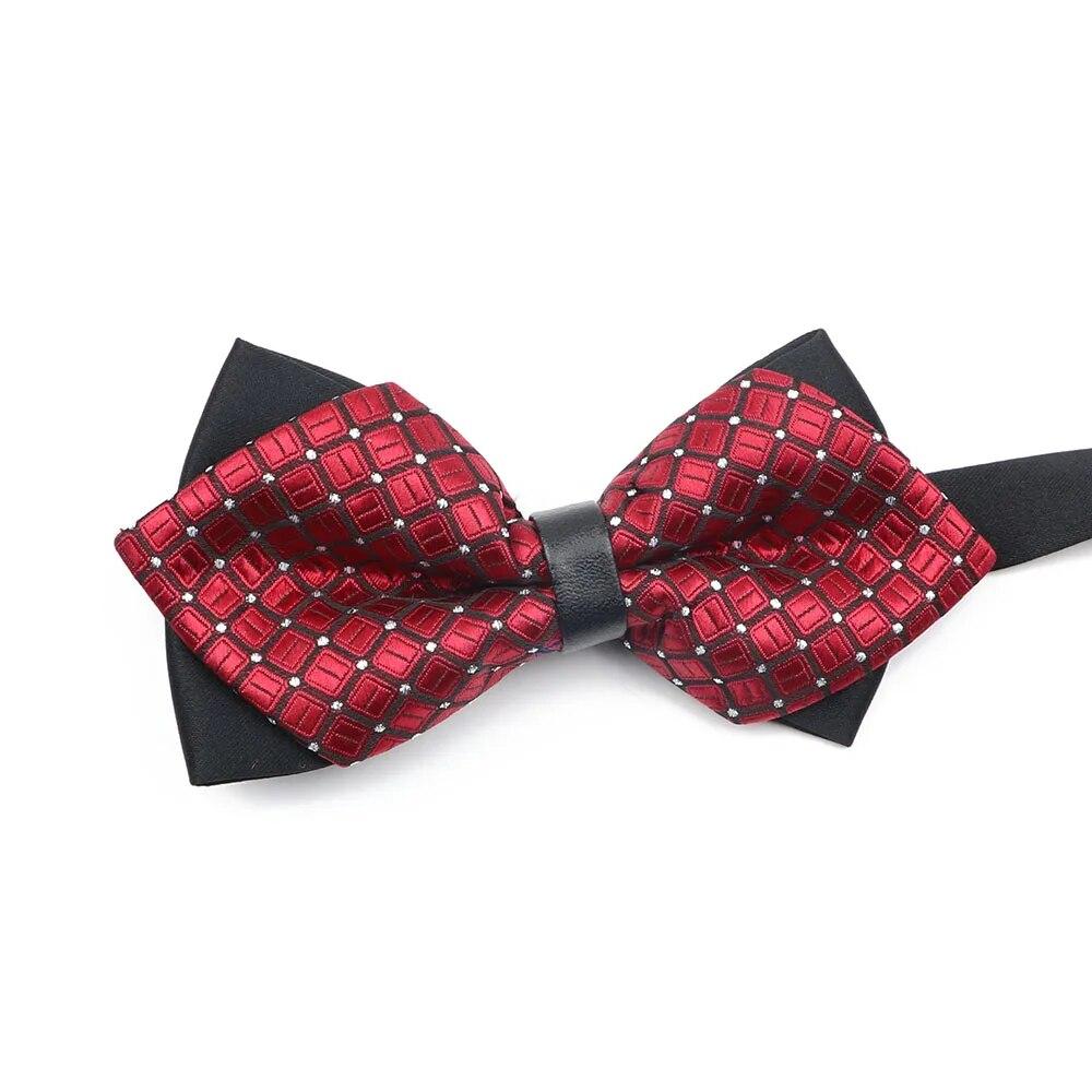 Men Bow Ties Groom Wedding Fashion Adjustable Tuxedo Bowtie Business Colorful Neckties