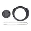 Lens Hood Fit for RF 24mm F1.8 Lens Reversible Lens Shade Protector with 43mm Lens Cap Camera Accessories