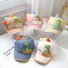 Cartoon Children Baseball Cap Curved Brim Duck Tongue Cap New Dinosaur Sports Hat