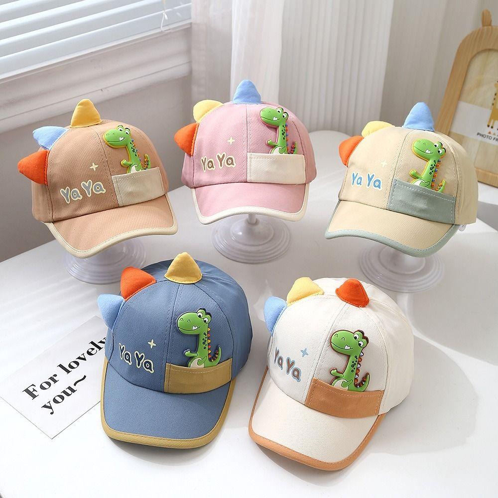 Cartoon Children Baseball Cap Curved Brim Duck Tongue Cap New Dinosaur Sports Hat